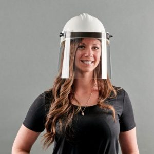 visières de protection pour casque de construction