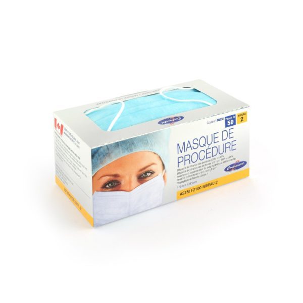 Level 2 Procedure Masks. Made in Canada