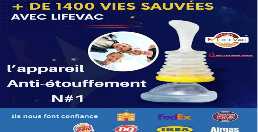Life vac dispositif Anti-Étouffement